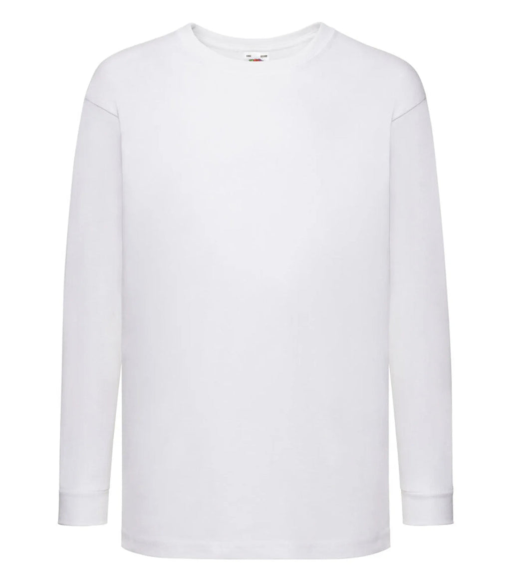 Klassisk langærmet børne-T-shirt