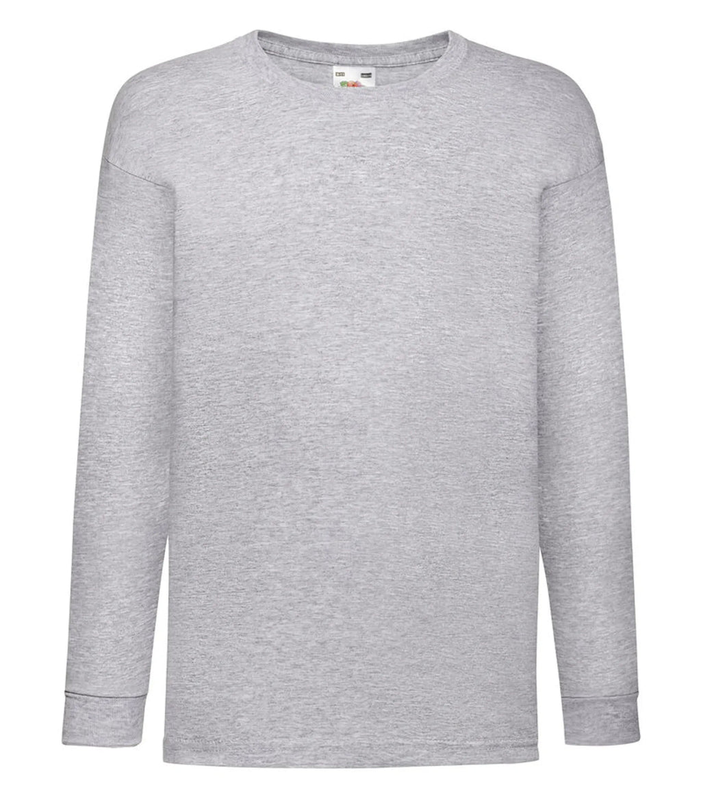 Klassisk langærmet børne-T-shirt