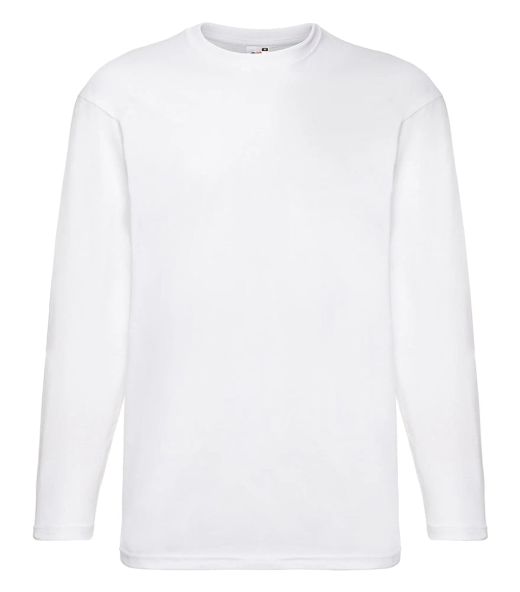 Klassisk langærmet T-shirt i bomuld