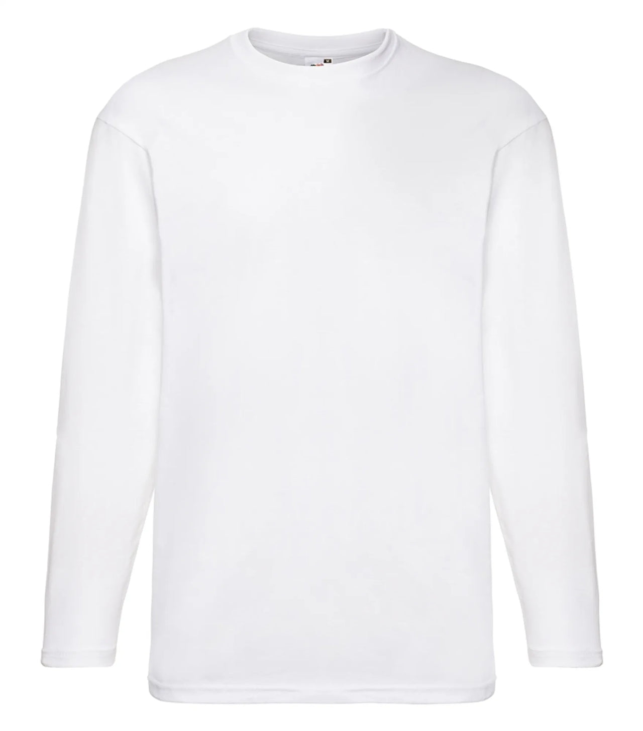 Klassisk langærmet T-shirt i bomuld