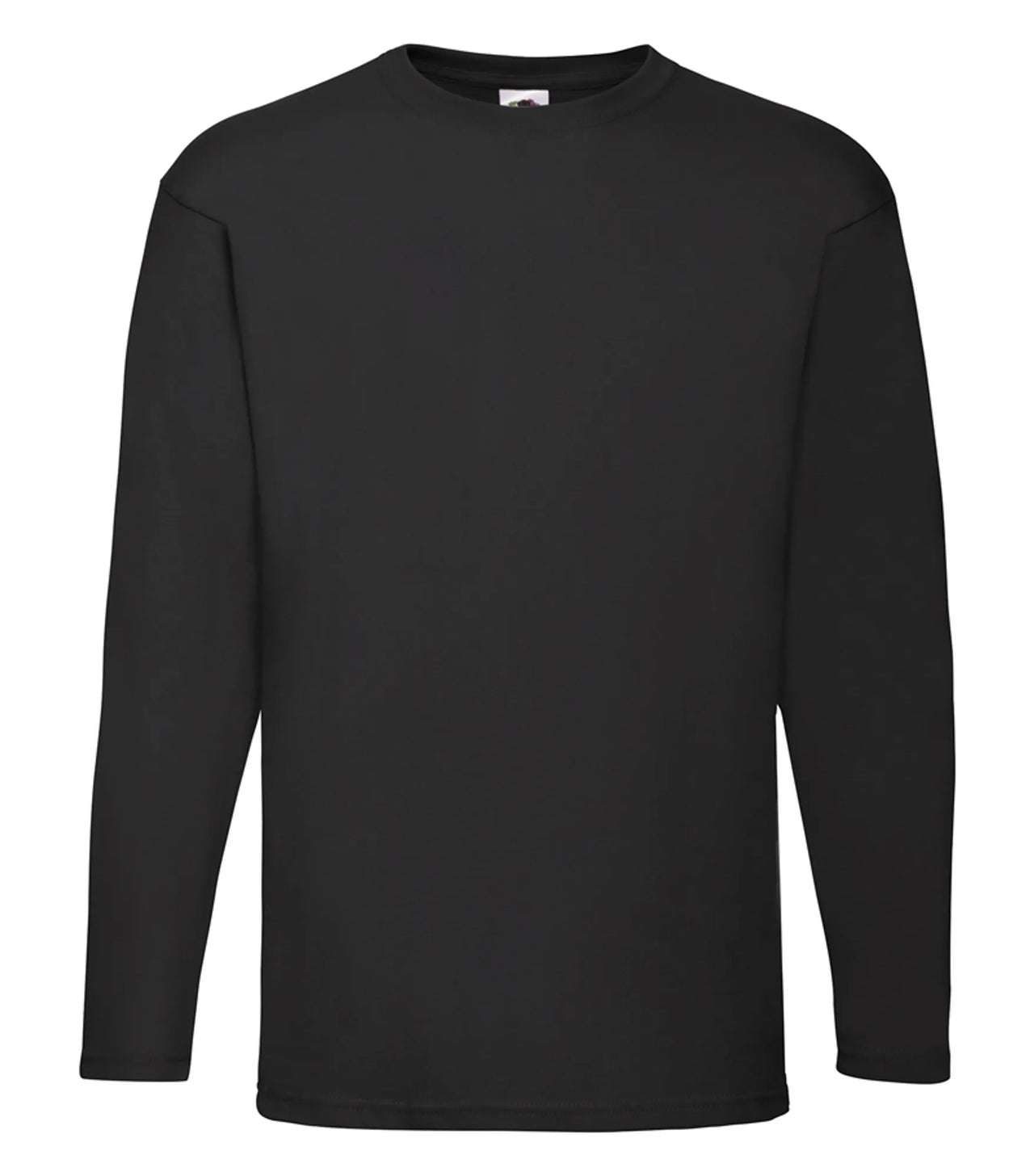 Klassisk langærmet T-shirt i bomuld