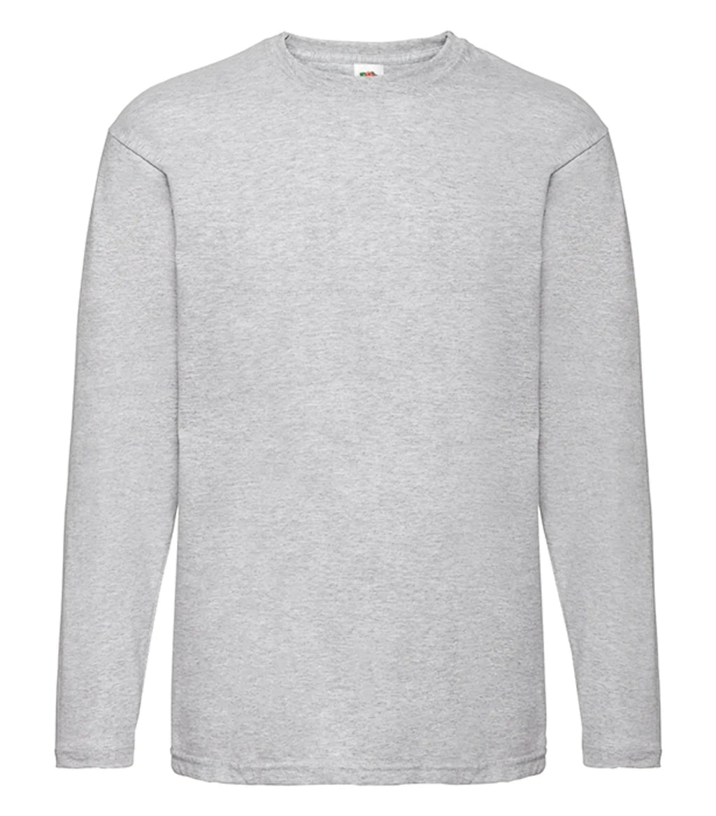 Klassisk langærmet T-shirt i bomuld