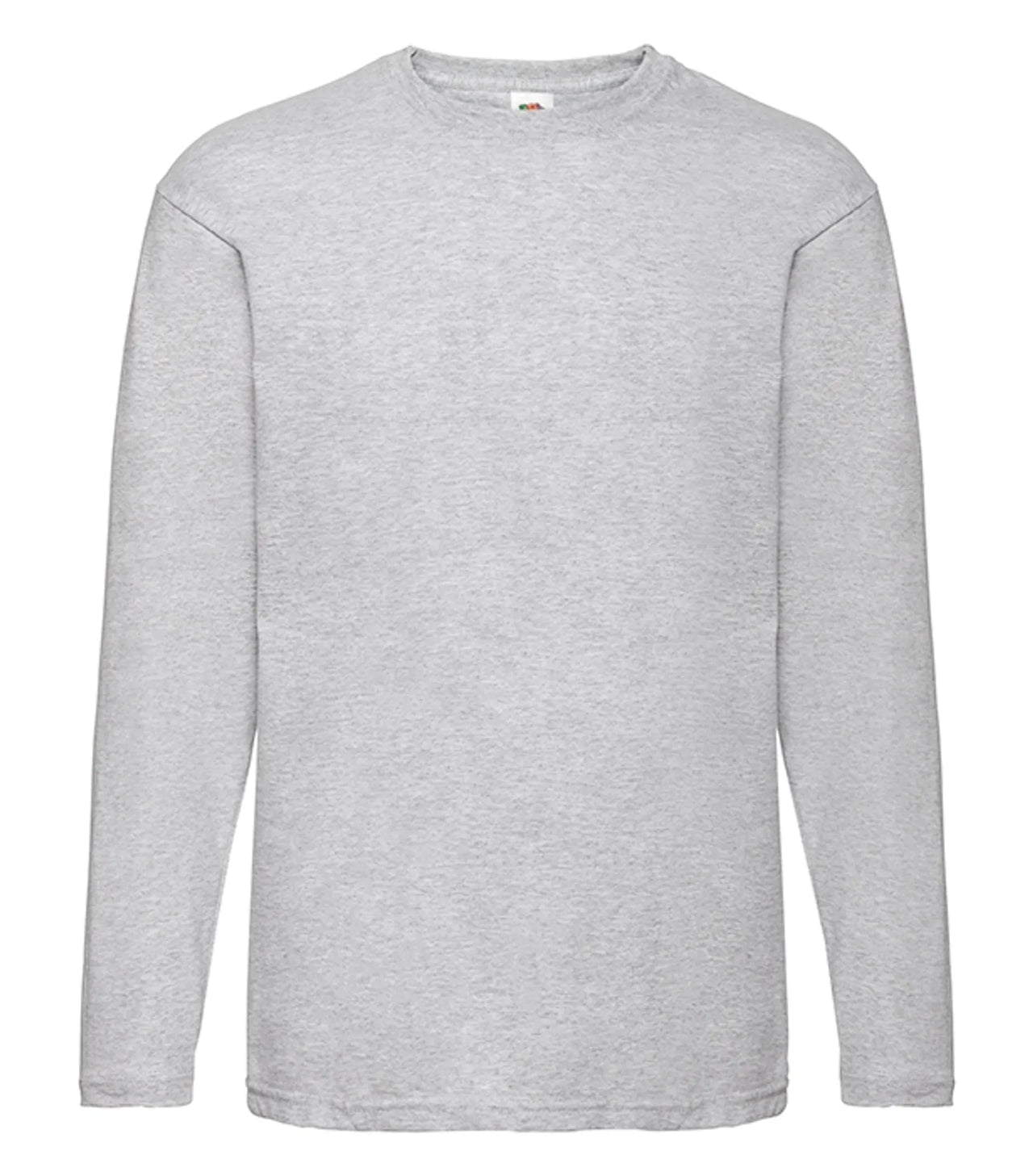 Klassisk langærmet T-shirt i bomuld