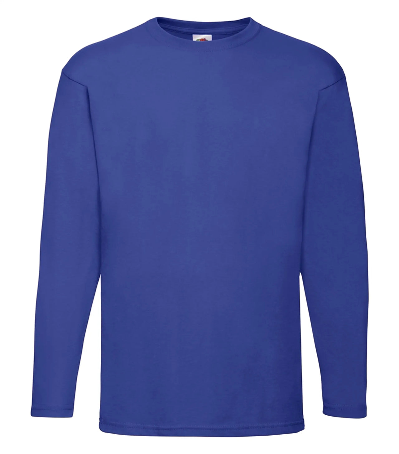 Klassisk langærmet T-shirt i bomuld