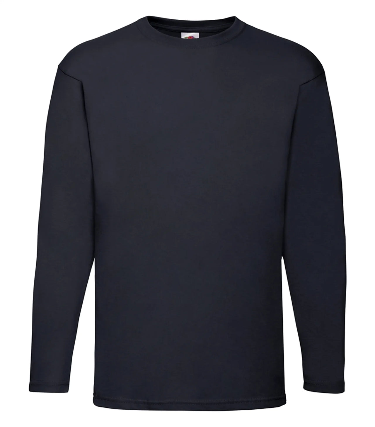 Klassisk langærmet T-shirt i bomuld