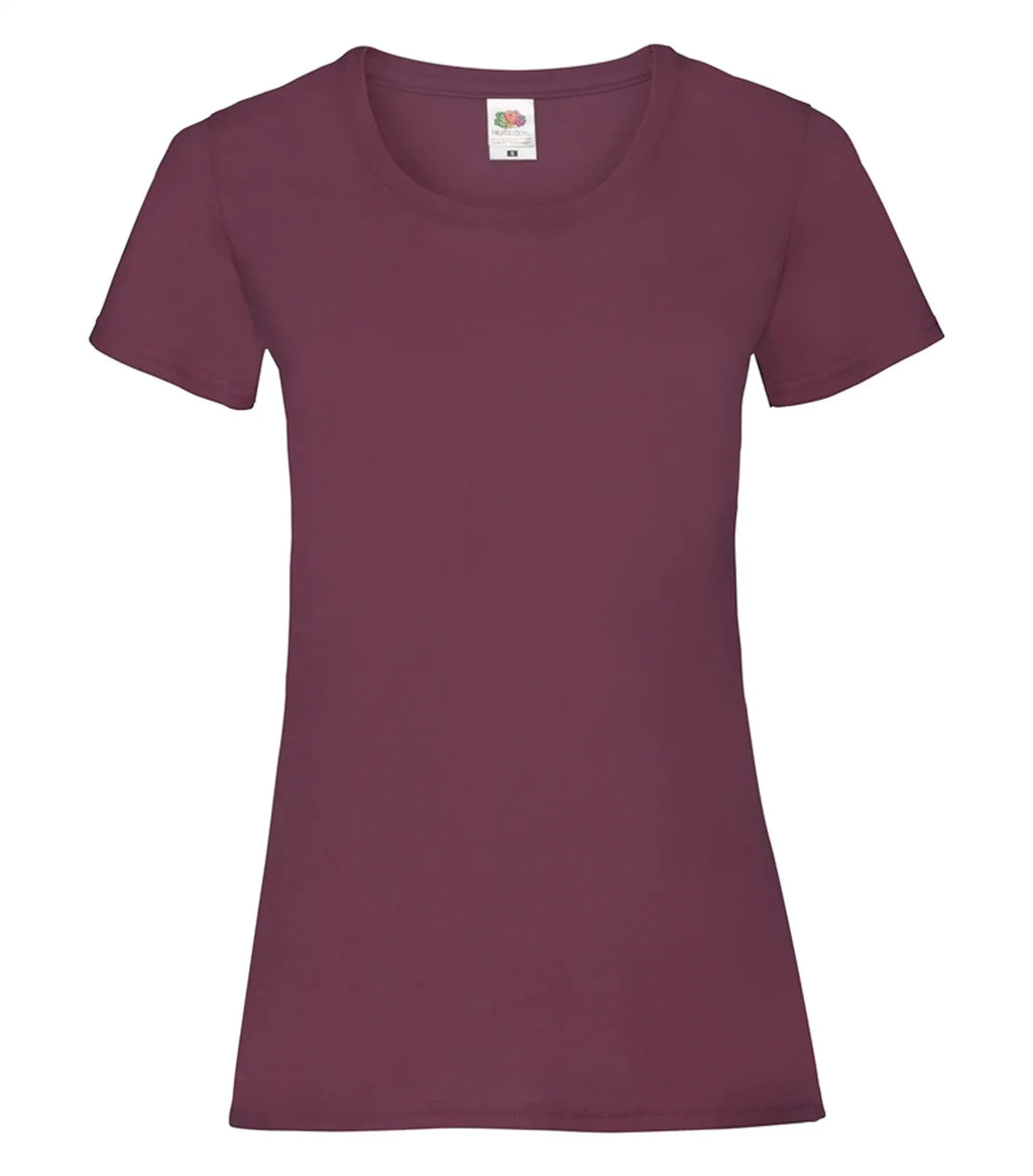 Fruit of the Loom kortærmet T-shirt Dame