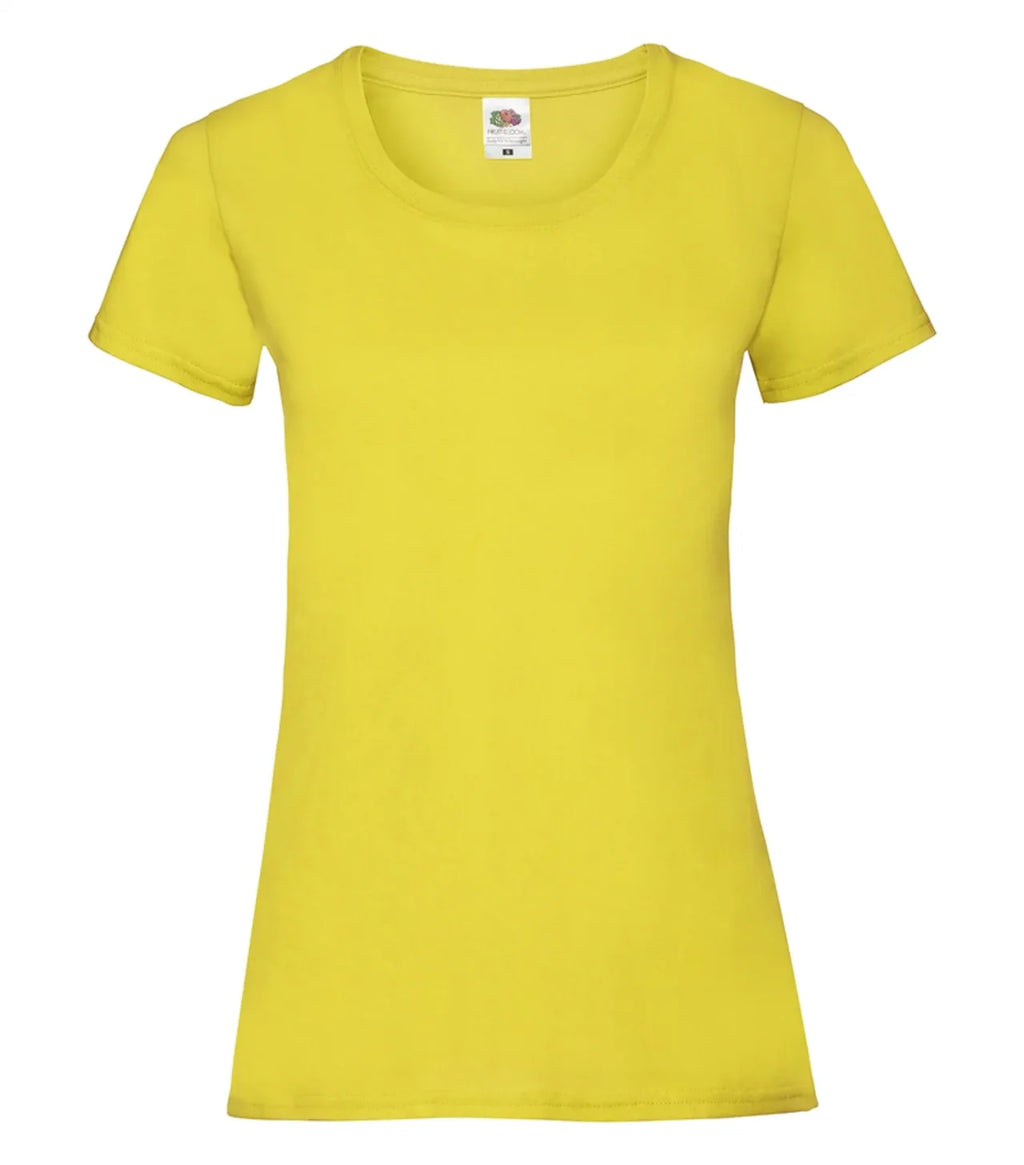 Fruit of the Loom kortærmet T-shirt Dame