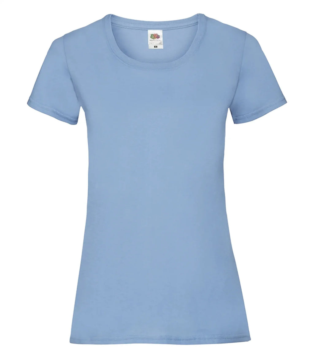 Fruit of the Loom kortærmet T-shirt Dame