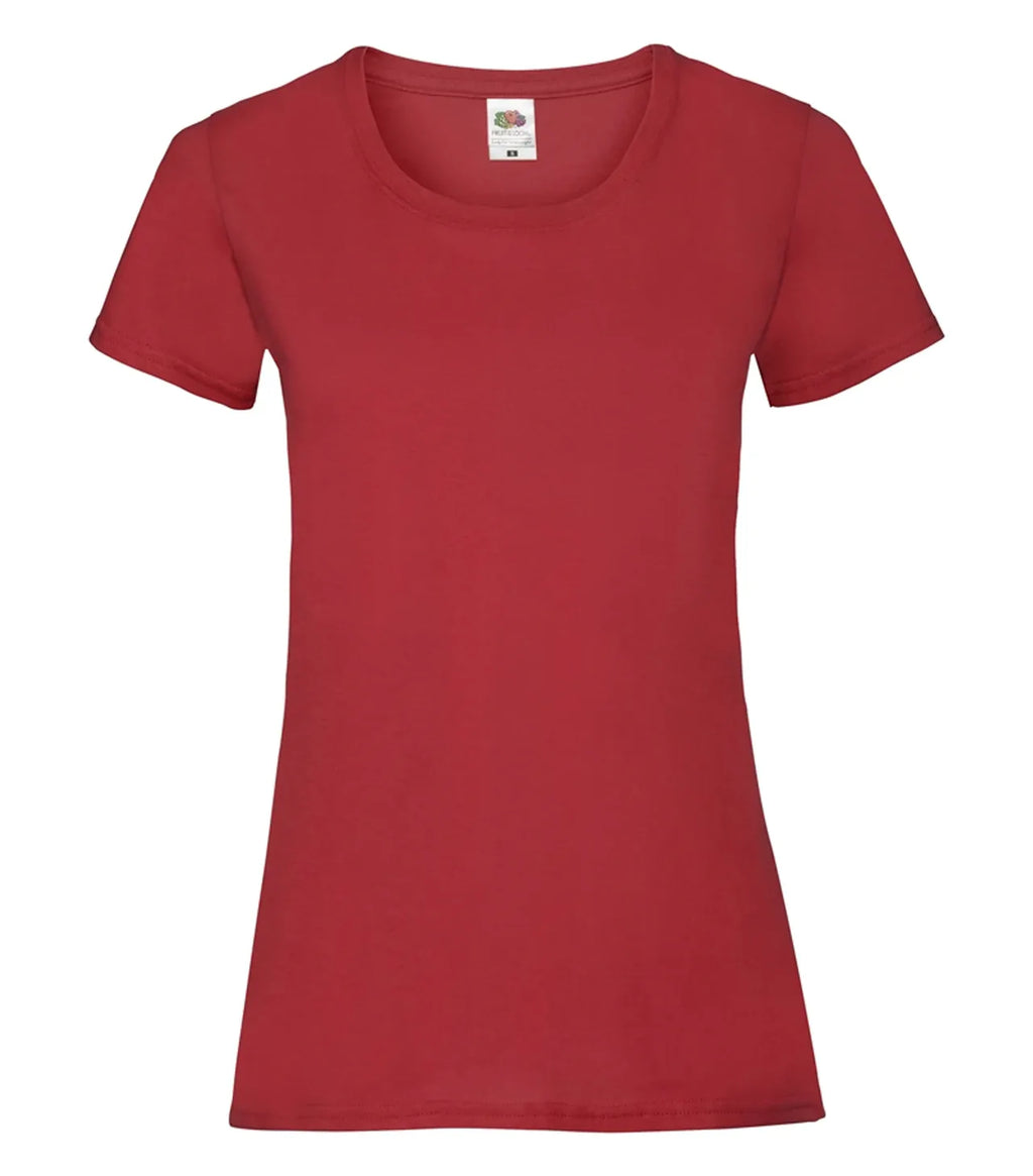 Fruit of the Loom kortærmet T-shirt Dame