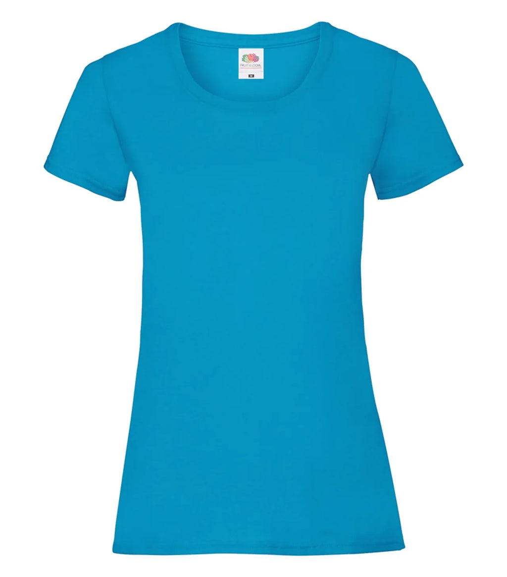 Fruit of the Loom kortærmet T-shirt Dame