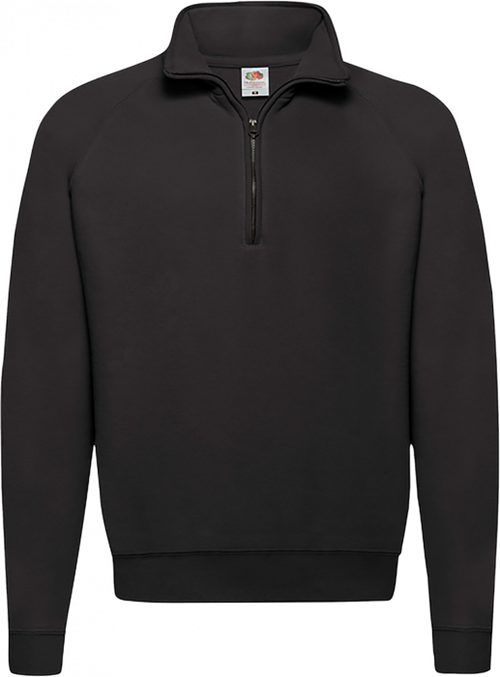 Fruit of the loom Klassisk Sweatshirt Med Halv Lynlås